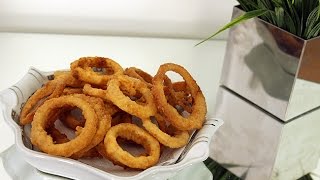 Como fazer Onion Rings a melhor cebola empanada por Luiza Gomes [upl. by Lattonia866]