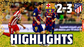 HIGHLIGHTS  Barça 23 Atlético Madrid [upl. by Ecaj924]