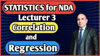 Correlation and RegressionStatistics for NDA [upl. by May]