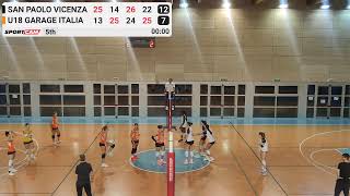 San Paolo Vicenza vs U18 Garage Italia  13112024 [upl. by Nelleyram]