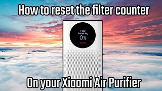 Filter reset on Xiaomi Air Purifier 3H [upl. by Ayom]