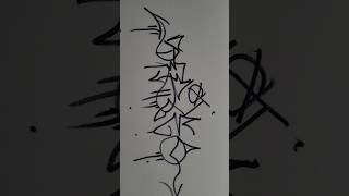 Graffiti under 60sec Tutorials graffitiart Graffiti reels Graffitithrowup arte graff art [upl. by Giselbert]