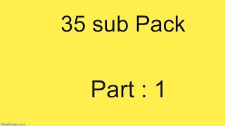 35 sub pack part 1with mediafire link animationsticknodesgoku3danimationlolstanime [upl. by Helbonnah]