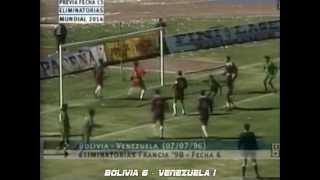 Los Goles de las Clasificatorias  Eliminatorias Sudamericanas Rumbo a Francia 1998 IDA [upl. by Tterag]