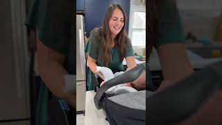 Car Seat Tip for Your Infant Carrier 👶 momlife momhacks baby carseatsafety newborn [upl. by Aehs]