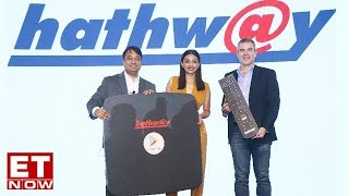 Hathway introduces android OTT box [upl. by Dailey334]