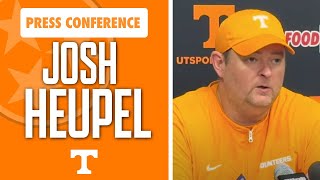 Tennessee Football head coach Josh Heupel speaks to the media after Vols win against Sooners I GBO [upl. by Eidur556]