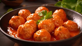 Albóndigas Jugosas en Salsa de Tomate ¡Una Delicia Irresistible [upl. by Johannah]