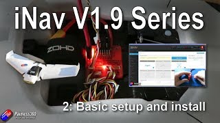 iNav V19 Wing Build Basic setup and installation Orbit Wing and F35 FC [upl. by Einnoj]