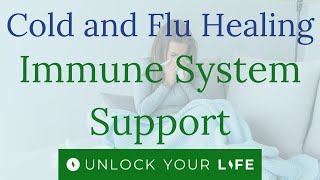 Sleep Hypnosis Cold and Flu Healing Immune System Support [upl. by Enywtna]