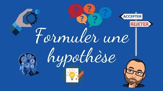 Fiches outils 2  Formuler une hypothèse [upl. by Teddie]