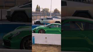 Cybertruck vs Porsche 911 with a twist [upl. by Melita247]