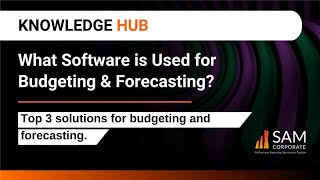 Budgeting amp Forecasting  What Software is Used for Budgeting amp Forecasting [upl. by Clarabelle]