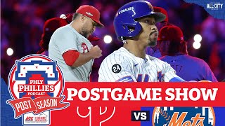 Francisco Lindor grand slam ends Phillies season Mets win NLDS 31 advance to NLCS [upl. by Latihs]