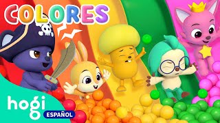 ¡Aprende Colores con Tobogán Pirata Colorido  Colores para Niños  Hogi en español [upl. by Sitra]