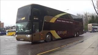 ANWP On the Road Glasgow Bus Station Including 900 and Air Coaches [upl. by Yennek]