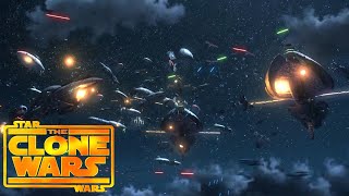 Destroying Droid Supply Ship on Umbara 4K HDR  Star Wars The Clone Wars [upl. by Cila]