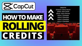 How To Make Scrolling Credits In CapCut PC [upl. by Noyahs]