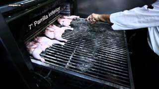 Pollos a la brasa al horno de carbón Josper  Grilled chicken  Charcoal oven Josper [upl. by Bronder]