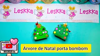 DIY  ÁRVORE DE NATAL  PORTA BOMBOM [upl. by Schmidt]