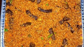 Jollof Rice  Recipe With Measurements [upl. by Amiarom]