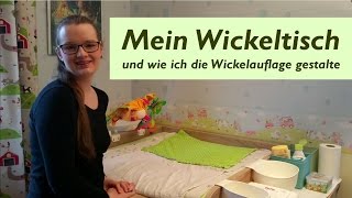 Mein Wickeltisch und wie ich die Wickelauflage gestalte  Meine Wickelkommode im Kinderzimmer [upl. by Sergias368]