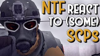 NTF Reacts To some SCPs  SCP Containment Breach v138 [upl. by Ahsotal]