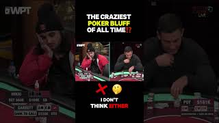 The GREATEST Poker BLUFF of all Time‼️🃏🤯 [upl. by Ahsaela]