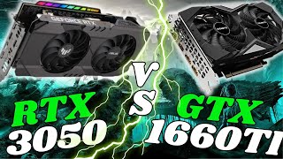 RTX 3050 VS GTX 1660 TI RYZEN 7 5700X [upl. by Elimac]