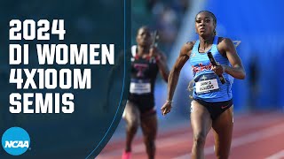 Womens 4x100m semifinals  2024 NCAA outdoor track and field championships [upl. by Curley]