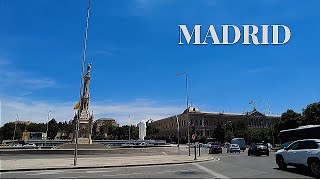 A Walk From San Bernardo to Paseo de la Castellana  Madrid Walking Tour  Spain 4K 60 fps HDR [upl. by Eibmab]