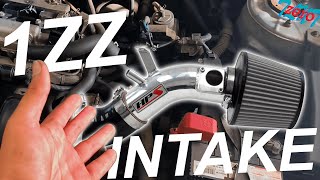 Installing HPS Intake on 1ZZFE Corolla [upl. by Eirol]