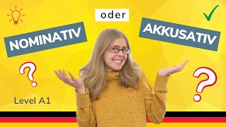 🌍 Day 292 When to use the nominative and the accusative for beginners  German to Go [upl. by Ayamahs]