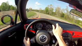 2014 Mazda MX5 Miata Club  WR TV POV Test Drive 13 [upl. by Nagem]