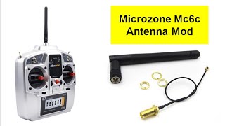 How to setup a antenna with Microzone MC6c Transmitter [upl. by Akessej]