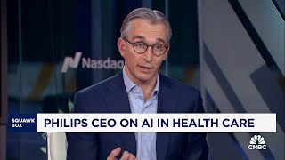 Philips CEO on AI in health care Were very passionate about giving time back to the caregivers [upl. by Piderit]