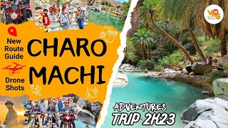 Charo Machi Waterfall Khuzdar Balochistan  NEW ROUTE GUIDE  Karachi to Charo Machi Bike Adventure [upl. by Torbart]