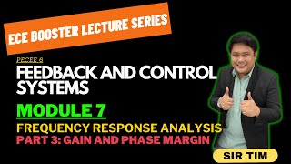 Feedback and Control Systems Freq Response Analysis PART 3Gain amp Phase Margin TUP ECE LECTURES [upl. by Hannaj]