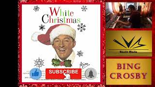 White Christmas  Bing Crosby  Instrumental with lyrics subtitles 1947 [upl. by Terriss]