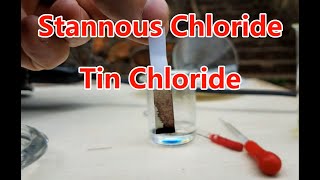 Tin chloride Preparation 🧪of stannous chloride at home🙂 [upl. by Ahsan643]