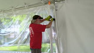 How To EASILY Create An Opening With Your Tent Sidewalls [upl. by Neddra]