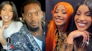 Offset Snatches His Phone Back After Cardi B amp Sister Hennessy Takeover Wit Girl Talk 😂 [upl. by Waylen]