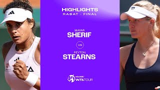 Mayar Sherif vs Peyton Stearns  2024 Rabat Final  WTA Match Highlights [upl. by Harmon]