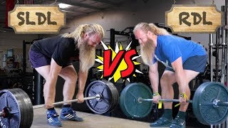 Stiff Leg Deadlift VS Romanian Deadlift [upl. by Ash276]