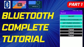 Bluetooth Complete Tutorial Kotlin Android Studio in Hindi Part 1 [upl. by Gnoix394]