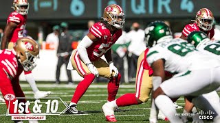 1st amp 10 Jets vs 49ers Monday Night Football Preview [upl. by Erdna]