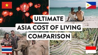 SOUTH EAST ASIA COST OF LIVING  Thailand Vietnam Indonesia amp Philippines Travel  Digital Nomad [upl. by Beal828]