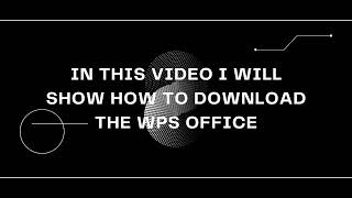 how to download the wps office in WIN11107 [upl. by Odnamra584]