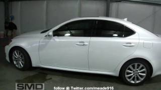 2009 Lexus IS250 Window Tint  SMD Caddy BASS DEMO 8 18s amp 2 15000 watt amps [upl. by Lib384]