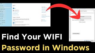 How to Find WiFi Password on Windows PC or Laptop  Easy Steps [upl. by Nnanaej80]